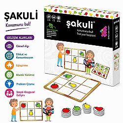 ŞAKULİ (Meyvelerle Sudoku) Zeka ve Akıl Oyunu 3+ Yaş 1+ Oyuncu - 5