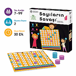Sayıların Savaşı Zeka ve Akıl Oyunu 7+ Yaş 2 Oyuncu - ZET Zeka