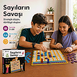 Sayıların Savaşı Zeka ve Akıl Oyunu 7+ Yaş 2 Oyuncu - 3