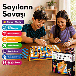 Sayıların Savaşı Zeka ve Akıl Oyunu 7+ Yaş 2 Oyuncu - 4