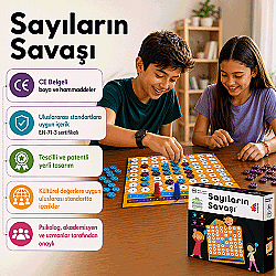 Sayıların Savaşı Zeka ve Akıl Oyunu 7+ Yaş 2 Oyuncu - 5