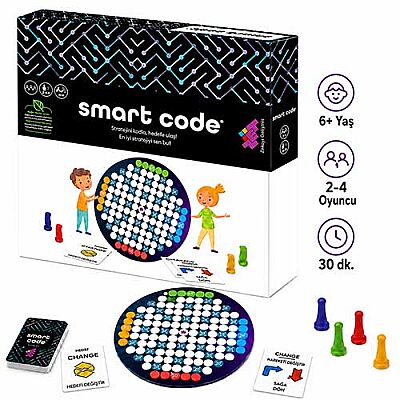 SMART CODE Kodlama Oyunu 6+ Yaş 4 Oyuncu - 1
