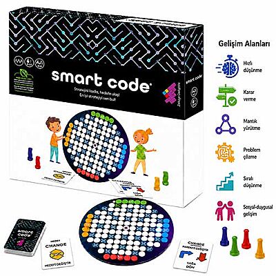 SMART CODE Kodlama Oyunu 6+ Yaş 4 Oyuncu - 5