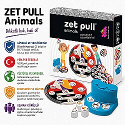 ZET PULL Animals Zeka ve Akıl Oyunu 3+ Yaş 2-6 Oyuncu - 5