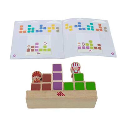 ZET TOWER (Küçük Mühendisler) Ahşap Zeka ve Akıl Oyunu 3+ Yaş 1+ Oyuncu - 10